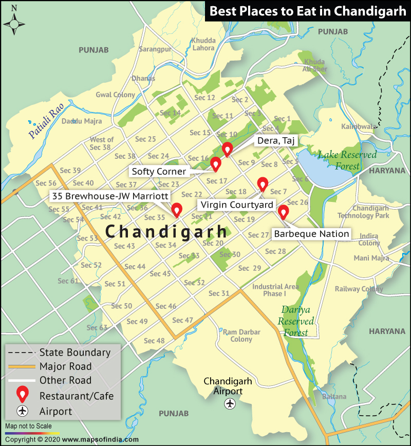 Chandigarh Map